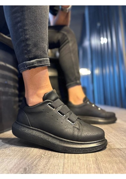Knack Sneakers Ayakkabı 889 Siyah (Siyah Taban)