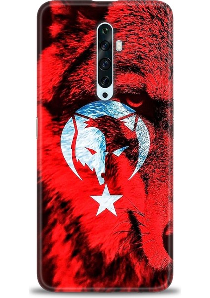 Oppo Reno 2z Ile Uyumlu Hd Baskılı Silikon (Ortasertlikte) Kılıf - 464