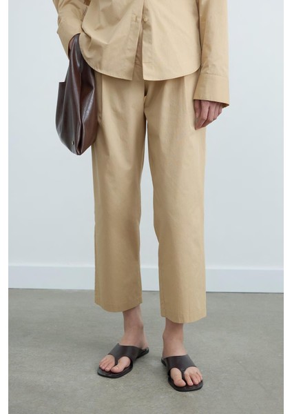 Camel Paper Poplin Pantolon fiyatları