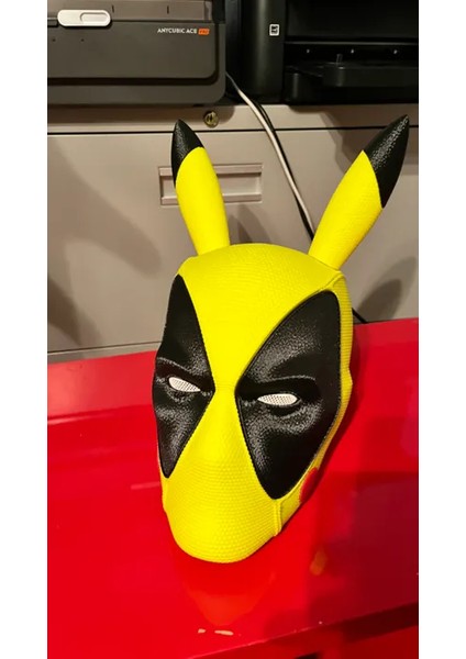 Takılabilir Deadpool 'pikapool' Maskesi - Mıknatıslı