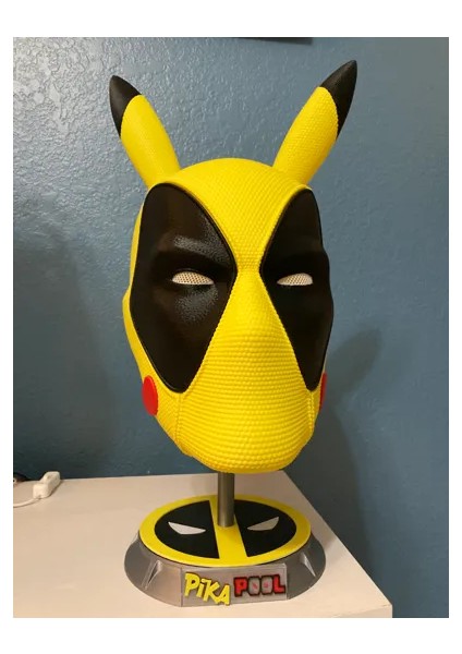 Takılabilir Deadpool 'pikapool' Maskesi - Mıknatıslı indirimleri