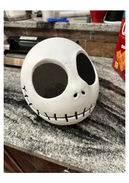 Takılabilir Jack Skellington Maskesi - Mıknatıslı