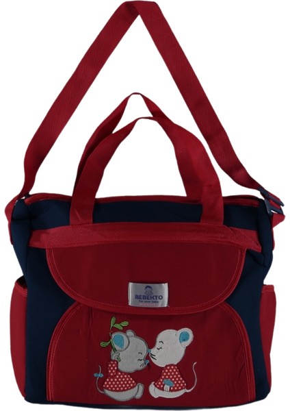 Karekter Baskılı Anne Bebek Bakım Çantası