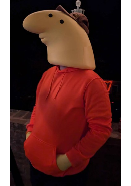 Takılabilir Smiling Friends 'charlie' Maskesi