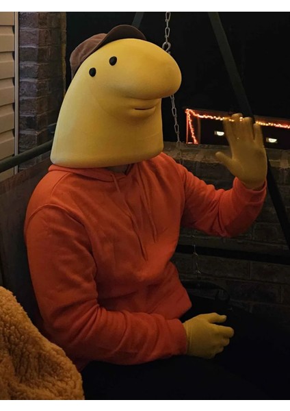 Takılabilir Smiling Friends 'charlie' Maskesi modelleri