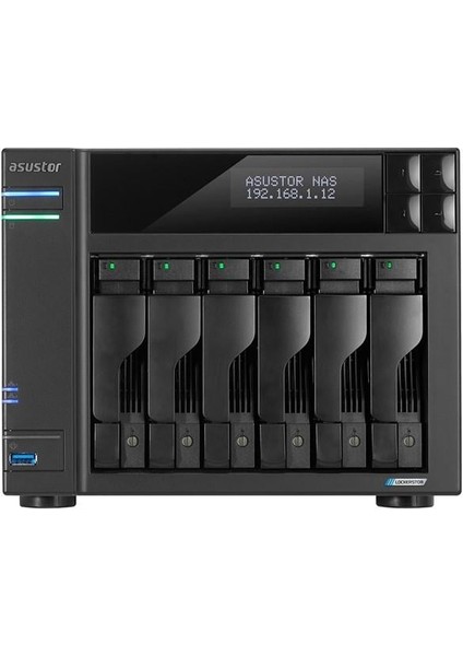 AS6706T-8GB Celeron Qc- 8gb Ram- 6-Diskli Nas Server (Disksiz)