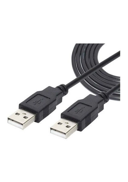 60CM - USB 2.0 Erkek Erkek Kablo - Iki Ucu USB Kısa Kablo