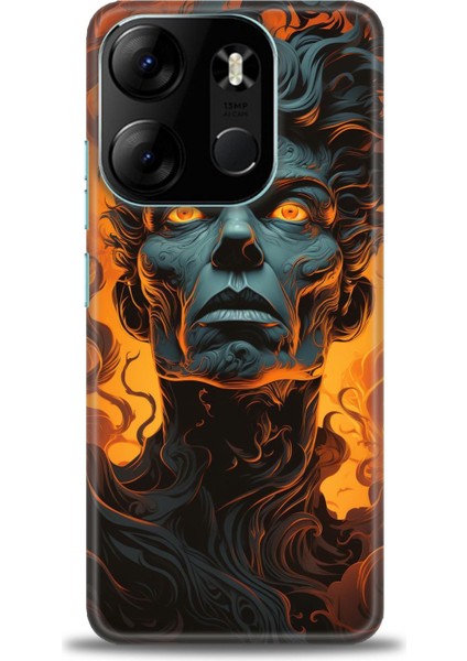 Tecno Spark Go 2023 Ile Uyumlu Hd Baskılı Silikon (Ortasertlikte) Kılıf - 566