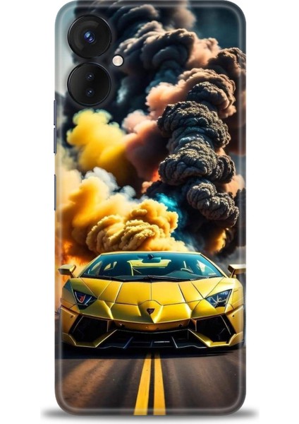 Tecno Spark 9 Pro Ile Uyumlu Hd Baskılı Silikon (Ortasertlikte) Kılıf - 853