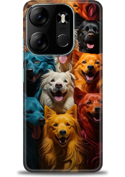 Tecno Spark Go 2023 Ile Uyumlu Hd Baskılı Silikon (Ortasertlikte) Kılıf - 164