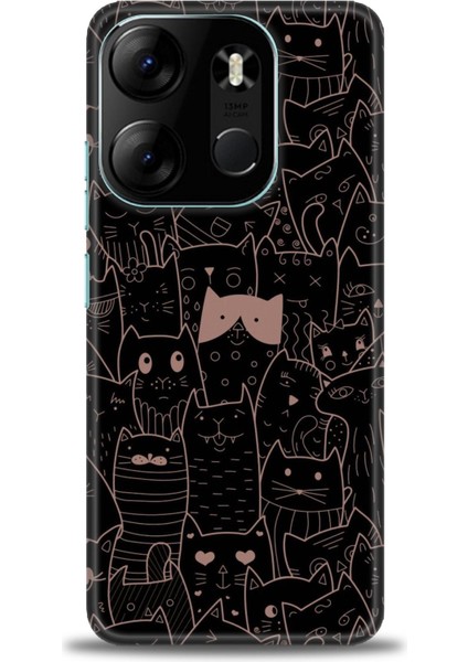 Tecno Spark Go 2023 Ile Uyumlu Hd Baskılı Silikon (Ortasertlikte) Kılıf - 707