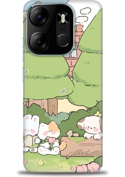 Tecno Spark Go 2023 Ile Uyumlu Hd Baskılı Silikon (Ortasertlikte) Kılıf - 890
