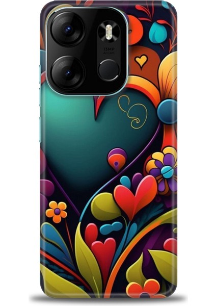 Tecno Spark Go 2023 Ile Uyumlu Hd Baskılı Silikon (Ortasertlikte) Kılıf - 534