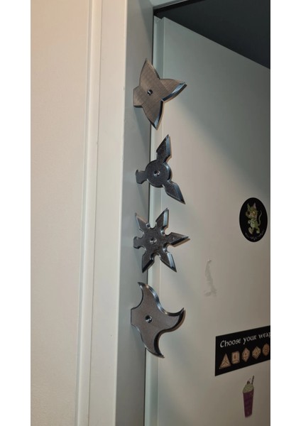 4'lü Ninja Yıldızı 'shuriken' Magnet