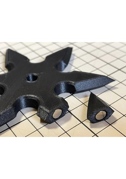 4'lü Ninja Yıldızı 'shuriken' Magnet