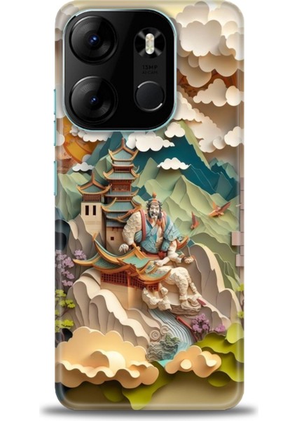 Tecno Spark Go 2023 Ile Uyumlu Hd Baskılı Silikon (Ortasertlikte) Kılıf - 848
