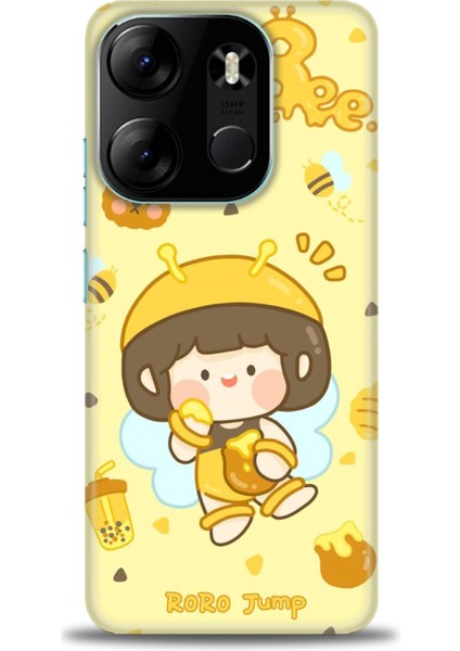 Tecno Spark Go 2023 Ile Uyumlu Hd Baskılı Silikon (Ortasertlikte) Kılıf - 517