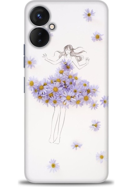 Tecno Spark 9 Pro Ile Uyumlu Hd Baskılı Silikon (Ortasertlikte) Kılıf - 737