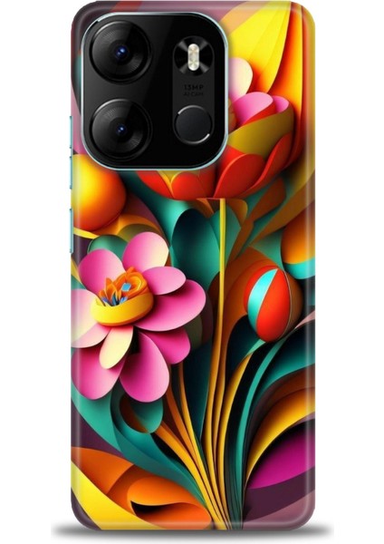 Tecno Spark Go 2023 Ile Uyumlu Hd Baskılı Silikon (Ortasertlikte) Kılıf - 532