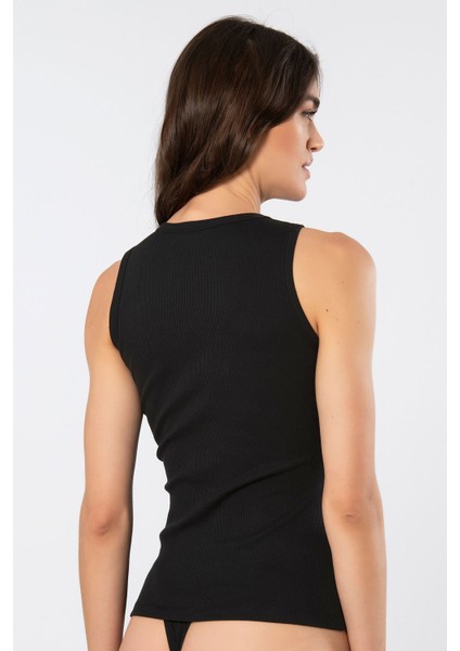 Kadın Kalın Askılı Ribana Atlet 3407/SİYAH modelleri