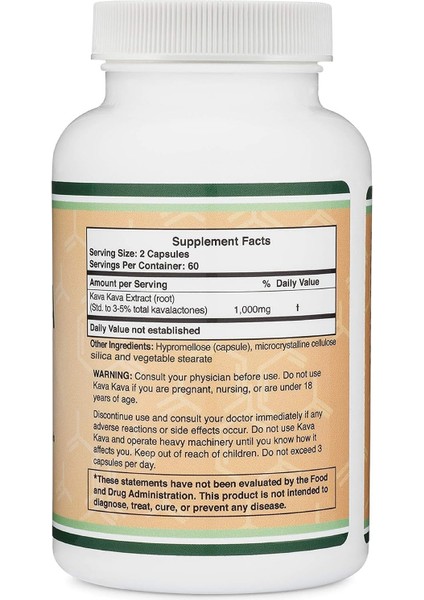 Kava Kava Extract 1000 Mg 120 Caps fiyatları