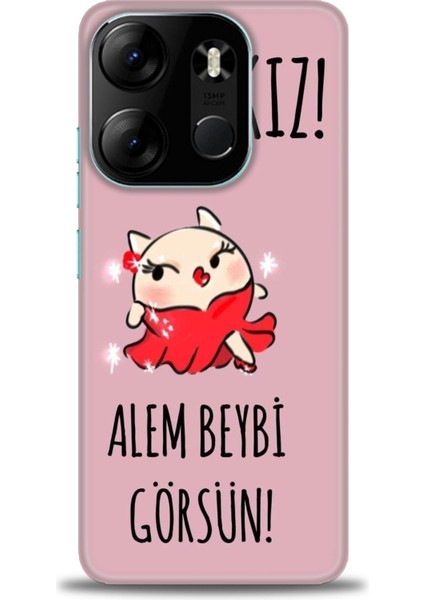 Tecno Spark Go 2023 Ile Uyumlu Hd Baskılı Silikon (Ortasertlikte) Kılıf - 206
