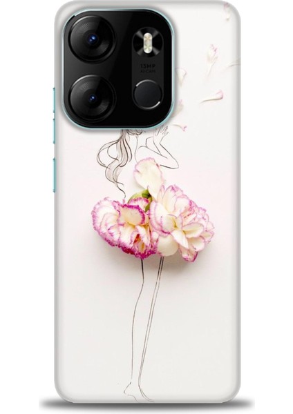 Tecno Spark Go 2023 Ile Uyumlu Hd Baskılı Silikon (Ortasertlikte) Kılıf - 738