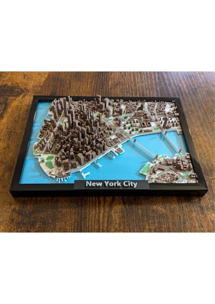 3 Boyutlu New York Şehri Maketi