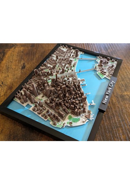 3 Boyutlu New York Şehri Maketi modelleri