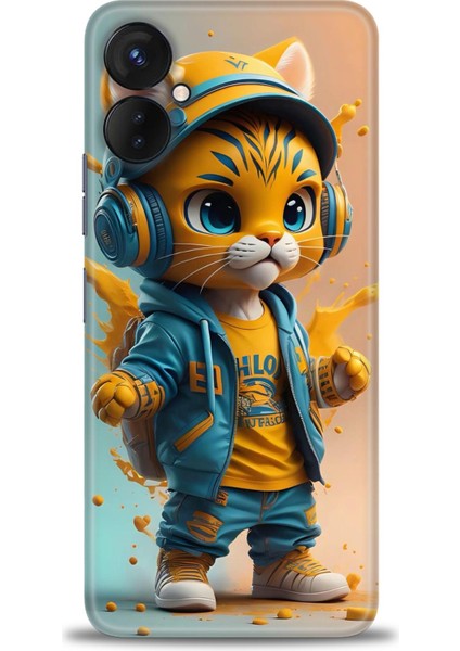 Tecno Spark 9 Pro Ile Uyumlu Hd Baskılı Silikon (Ortasertlikte) Kılıf - 565