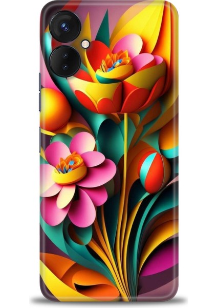 Tecno Spark 9 Pro Ile Uyumlu Hd Baskılı Silikon (Ortasertlikte) Kılıf - 532
