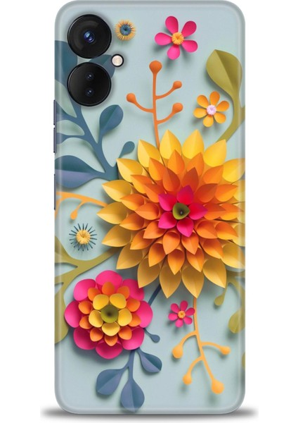 Tecno Spark 9 Pro Ile Uyumlu Hd Baskılı Silikon (Ortasertlikte) Kılıf - 345