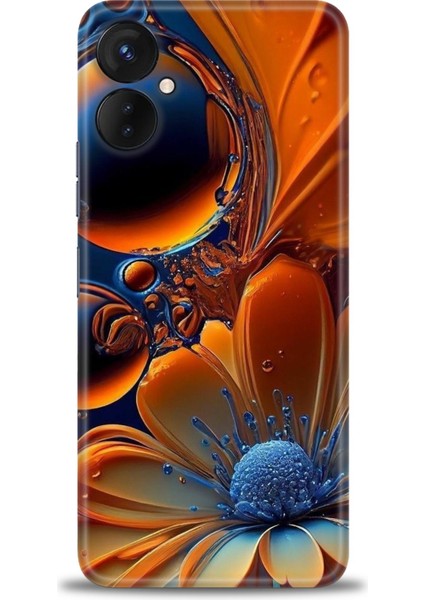 Tecno Spark 9 Pro Ile Uyumlu Hd Baskılı Silikon (Ortasertlikte) Kılıf - 360