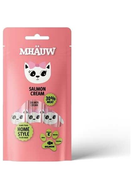 Mhauw Somonlu Kedi Ödül Maması 4X15 gr