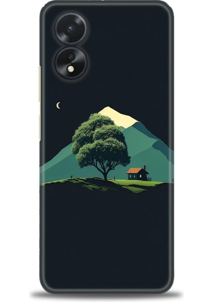 Oppo A38 Ile Uyumlu Hd Baskılı Silikon (Ortasertlikte) Kılıf - 564