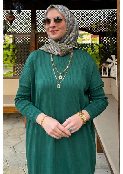 Dora Triko Tunik Zümrüt