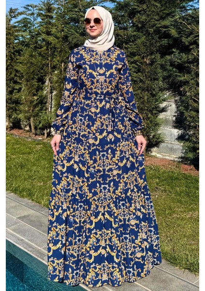 Hürrem Elbise Lacivert