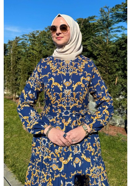Hürrem Elbise Lacivert