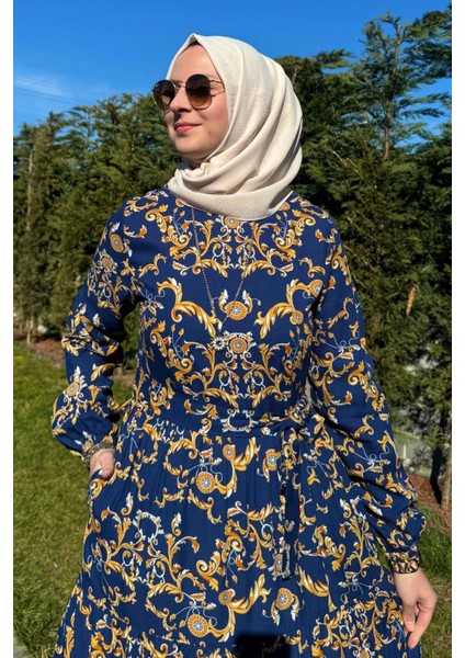 Hürrem Elbise Lacivert