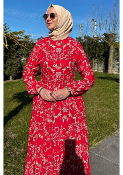 Hürrem Elbise Kırmızı