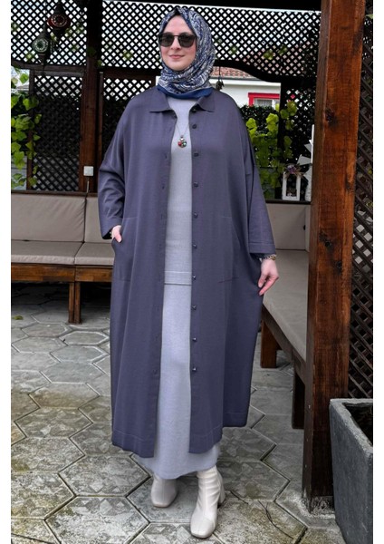 Panço Triko Hırka Antrasit
