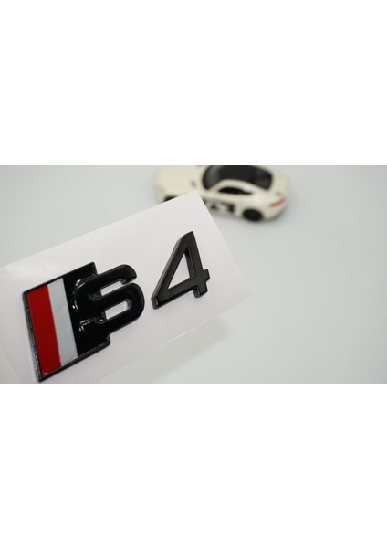 S4 Siyah Gri Kırmızı Bagaj Logo Audi Ile Uyumlu