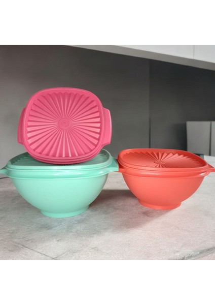 Yıldız Kaplar 3'lü Set 830 ml Saklama Kabı