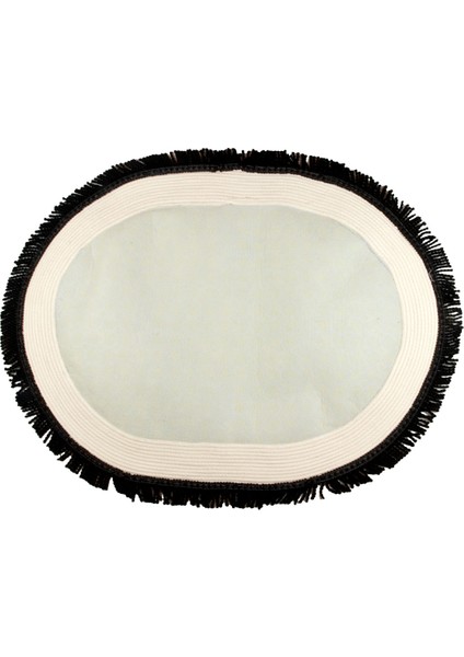 Kaymaz Taban Beyaz Hasır Jüt Banyo Paspası 70 cm x 90 cm , Antre, Hol, Giriş Halısı fırsatları