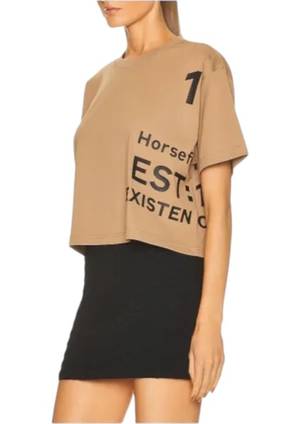 Horsefery Organik Pamuk Cropped T-Shirt fiyatları