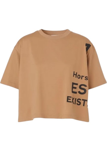 Horsefery Organik Pamuk Cropped T-Shirt indirimleri