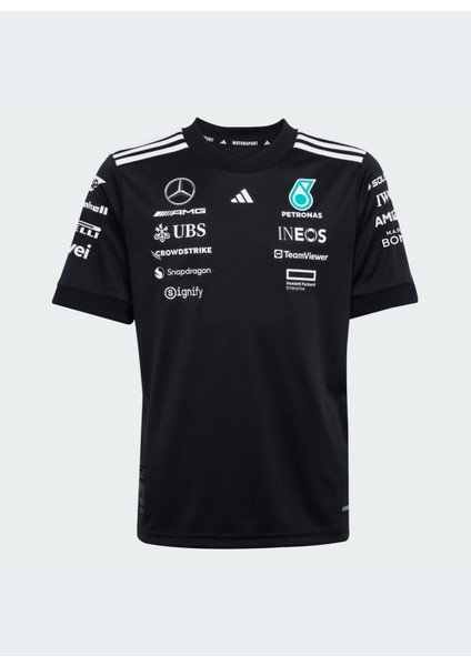 Düz Siyah Erkek Çocuk T-Shirt JW5363-MER Dr Jsyb Ry