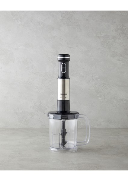 Mbs 3010 4 Bıçaklı Mini Blender Seti 1500w Siyah-Krom