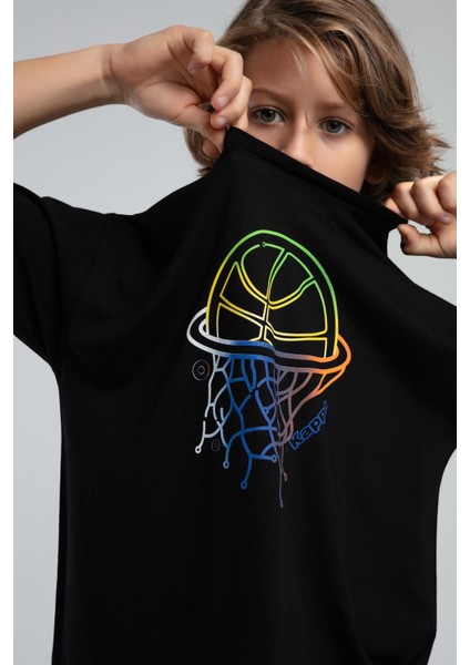 Logo Jos Erkek Çocuk Siyah Regular Fit Tişört modelleri