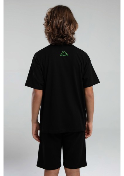 Logo Jos Erkek Çocuk Siyah Regular Fit Tişört fırsatları